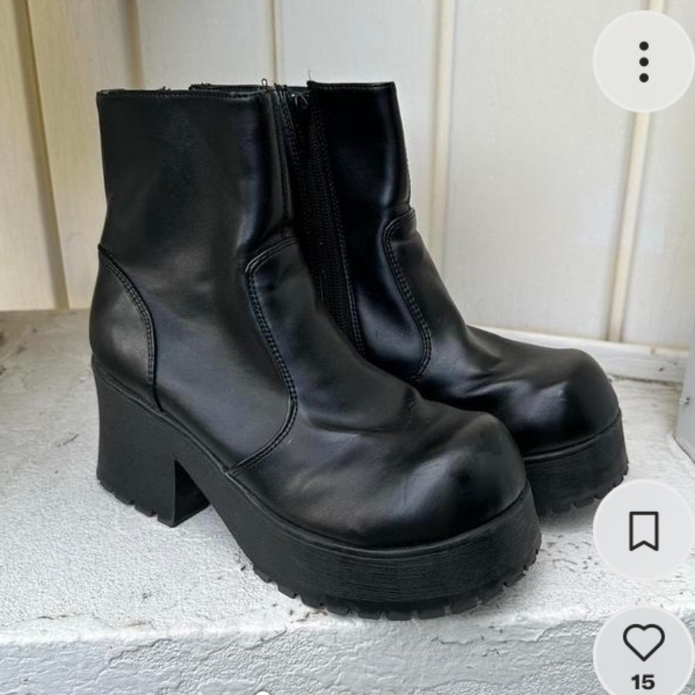 Y2K Rave Girl Platform Boots